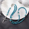 Synthetic Turquoise Necklaces NJEW-JN04651-2