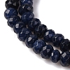 Dyed Natural Malaysia Jade Rondelle Beads Strands G-E316-2x4mm-16-6