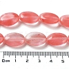 Cherry Quartz Glass Beads Strands G-L164-A-35-5