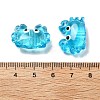Transparent Glass Enamel Beads LAMP-V001-08C-3
