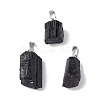 Natural Black Tourmaline Pendants LS-G-F739-01P-1