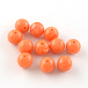 Round Imitation Gemstone Acrylic Beads OACR-R029-20mm-22-1