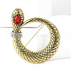 Alloy Rhinestone Brooch for Backpack Clothes PW-WGD2E9A-01-3