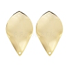 Brass Stud Earrings Findings EJEW-B063-02G-02-1