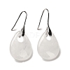 Natural Quartz Crystal Teardrop Dangle Earrings EJEW-I315-02P-03-1