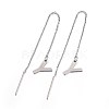 304 Stainless Steel Stud Earrings EJEW-L205-01Y-1