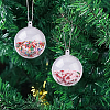 8Pcs 4 Styles Transparent Plastic & Handmade Polymer Clay Big Pendants PALLOY-YW00096-5