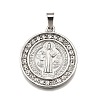 304 Stainless Steel Pendants STAS-B086-09B-P-1