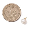 Natural Cultured Freshwater Pearl Two Sides Polished Charms PALLOY-JF04867-2