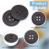 40Pcs Wood Buttons BUTT-OC0001-53B-4