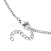 Stainless Steel Macrame Pouch Empty Stone Holder for Necklace Makings NJEW-JN04823-01-4