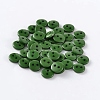 2-Hole Flat Round Resin Sewing Buttons for Costume Design LS-BUTT-E119-20L-14-1