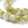 Natural Persian Jade Beads Strands X-G-D434-8mm-29-3