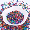 8/0 Baking Paint Glass Seed Beads SEED-S002-KM-3