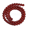 Natural Carnelian Beads Strands G-G338-6mm-01-7