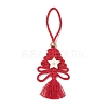 Cotton Christmas Trees Pendant Decoration HJEW-JM03830-03-2
