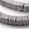 Electroplate Non-magnetic Synthetic Hematite Bead Strands X-G-F300-20B-F01-1