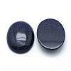 Synthetic Blue Goldstone Cabochons X-G-P393-I16-2