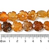 Natural Red Agate Beads Strands G-H023-B21-01-5