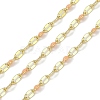 Rack Plating Brass Dapped Chains AJEW-Q153-02G-15-1