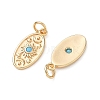 SHEGRACE Brass Micro Pave Cubic Zirconia Pendants XGRQ4G867-550G-2