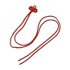 Nylon Lucky Knot Cord Amulet Yuki Pendant Decorations AJEW-NH0001-01A-1
