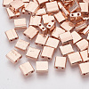 Electroplate Glass Seed Beads SEED-S023-20C-07-1