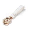 Microfiber & Zinc Alloy & Crystal Rhinestone Keychain KEYC-G062-01D-4