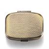 2 Compartmennts Iron Pill Box CON-H013-02AB-2
