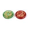 Baking Paint Transparent Glass Beads DGLA-N018-24A-2