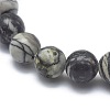 Natural Netstone Bead Stretch Bracelets BJEW-K212-C-021-2