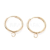 201 Stainless Steel Huggie Hoop Earring Findings STAS-P283-01O-G-1