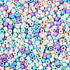 8/0 Baking Paint Glass Seed Beads SEED-S003-KM-01-1