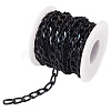 Oval Oxidation Aluminum Curb Chains CHA-TAC0004-01EB-5