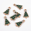 Eco-Friendly Alloy Enamel Pendants ENAM-T011-70-NR-1