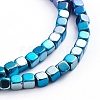 Electroplated Non-magnetic Synthetic Hematite Beads Strands G-L562-03A-2
