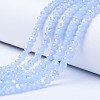 Electroplate Glass Beads Strands EGLA-A034-J3mm-B02-1