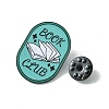 Black Alloy Brooches JEWB-G036-07B-3