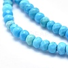 Dyed & Heated Natural Magnesite Beads Strands G-G768-03-2