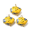 Handmade Porcelain Pendants PR-CBA0027-10G-2