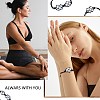 Adjustable Braided Nylon Cord Macrame Pouch Bracelet Making AJEW-SW00013-15-7
