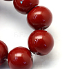 Baking Paint Pearlized Glass Pearl Round Bead Strands HY-Q003-6mm-35-3