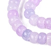 Ombre Effect Dyed Glass Beads Strands GLAA-Q106-05A-A11-3