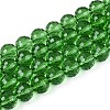 Transparent Glass Bead Strands GLAA-R095-10mm-30-1