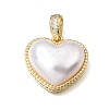 Valentine's Day Brass Pendants KK-E802-39G-1