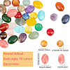 HOBBIESAY 40Pcs 20 Styles Mixed Gemstone Cabochons G-HY0001-54-2