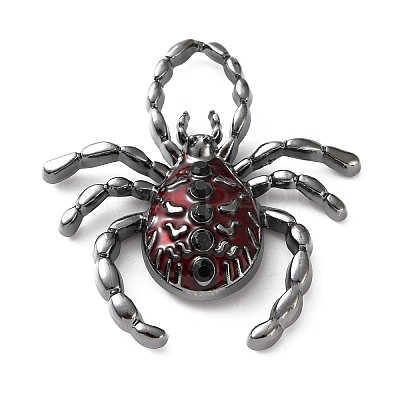 Alloy Enamel & Rhinestone Pendants FIND-G118-08B-1