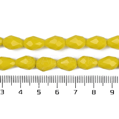 Opaque Solid Color Beads Strands EGLA-N013-P4mm-D06-1
