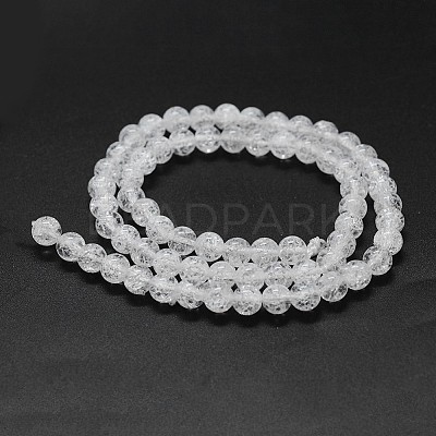 Natural Crackle Quartz Beads Strands G-K285-02-6mm-1