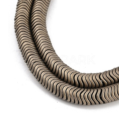 Electroplated Synthetic Non-magnetic Hematite Beads Strands G-H020-M01-A-1